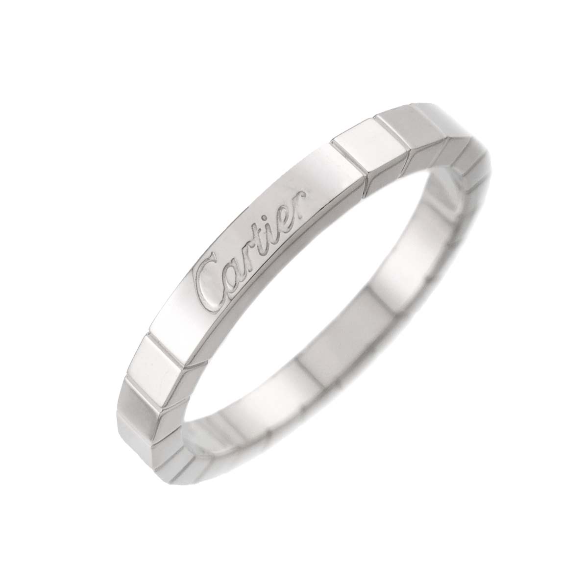 Laniere Ring 18K White Gold 750 Size63 10.25(US)