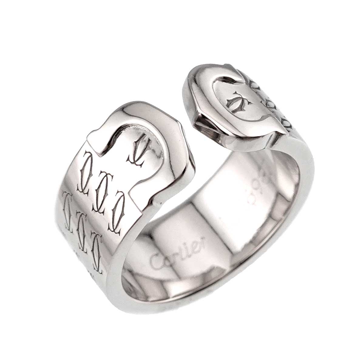 C2 Ring 18K White Gold 750 size49 4.5-4.75(US)