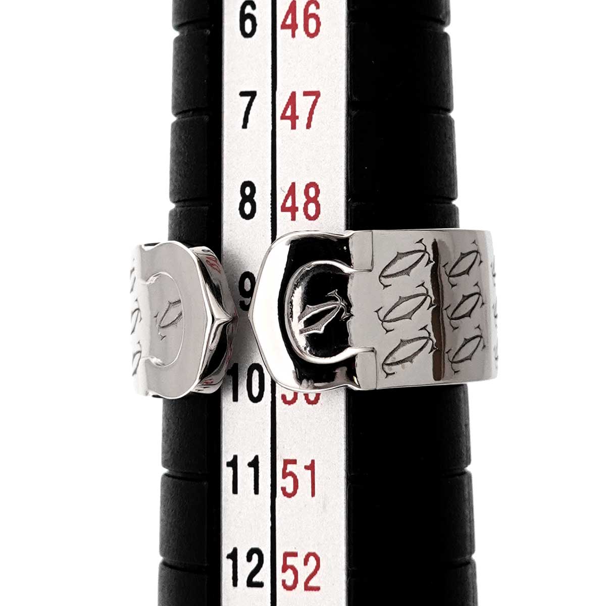 C2 Ring 18K White Gold 750 size49 4.5-4.75(US)