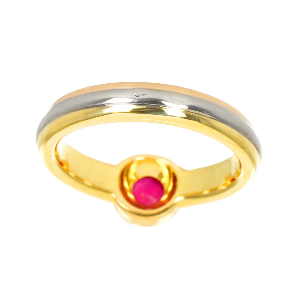 Ruby Ring 18K YG WG PG 750 Size46 3.75(US)