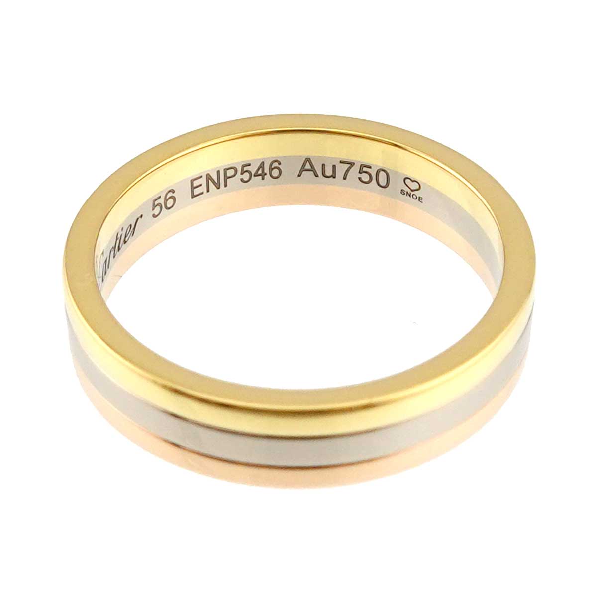 Vendome Ring 18K YG WG PG 750 size56 7.25-7.5(US)