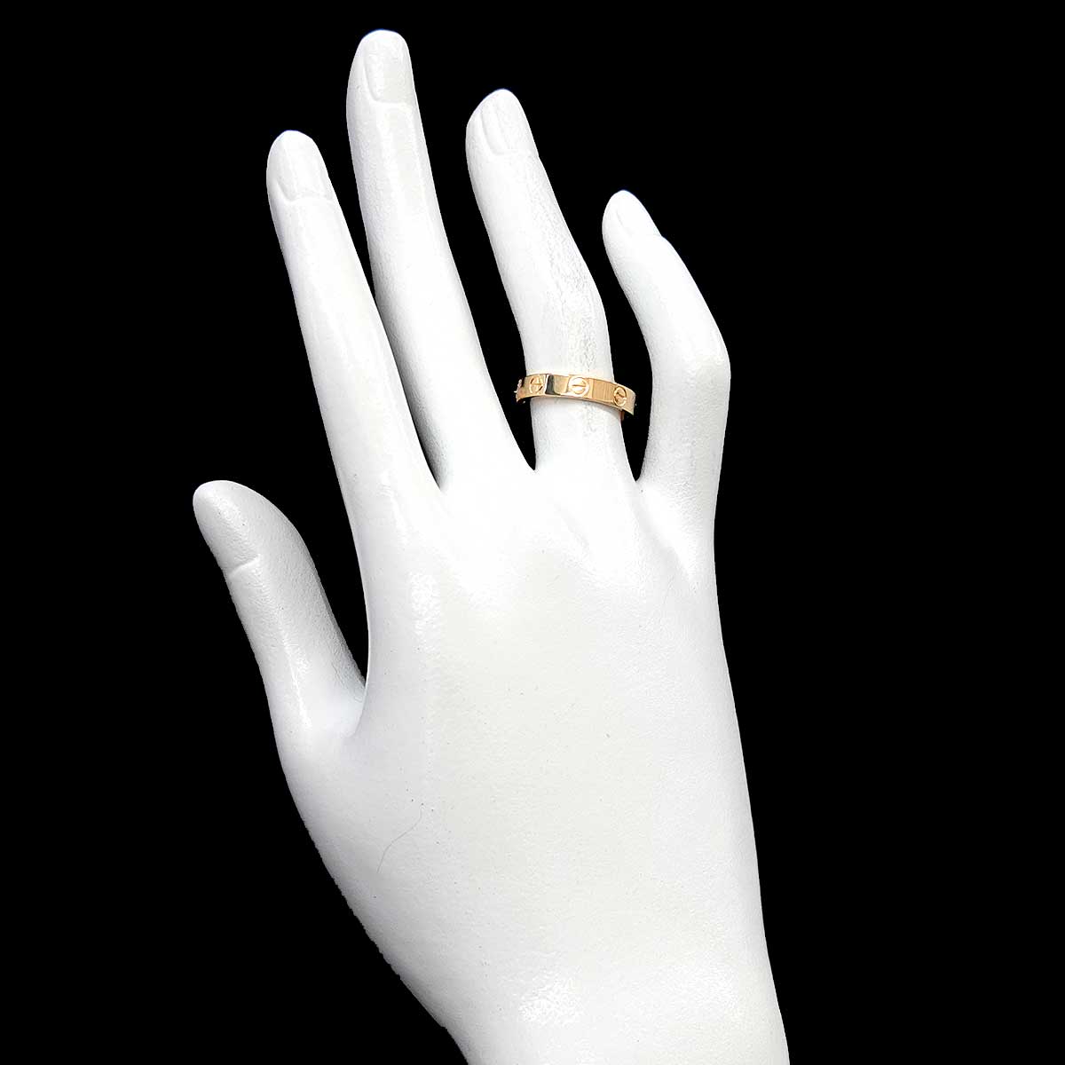 Mini Love Ring 18K Yellow Gold 750 size52 5.75-6(US)
