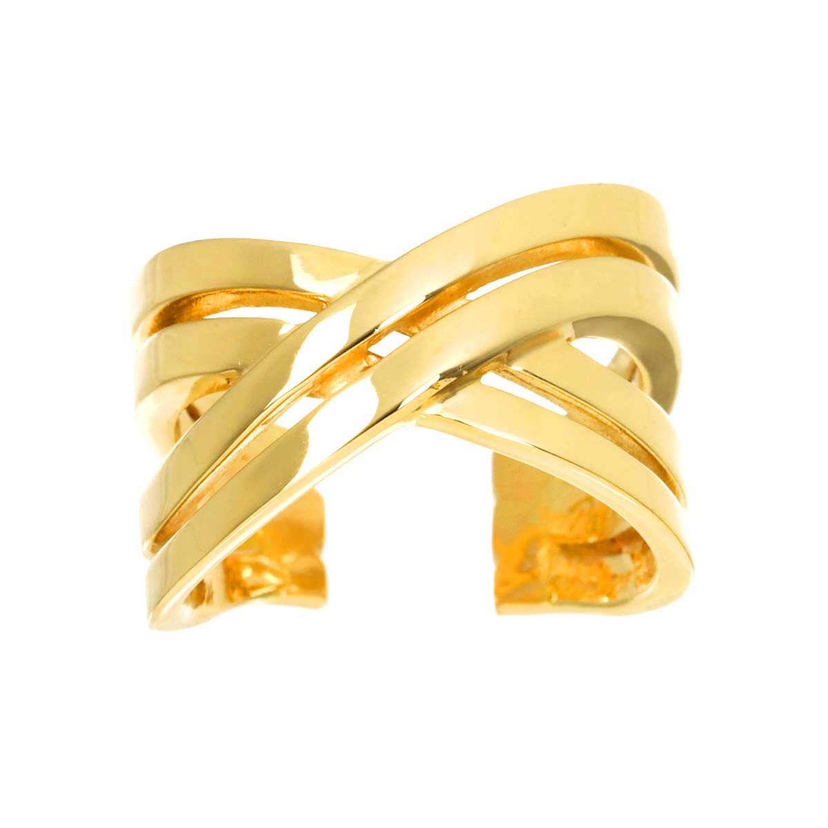 Ring 18K Yellow Gold 750 Size7.75-8(US))