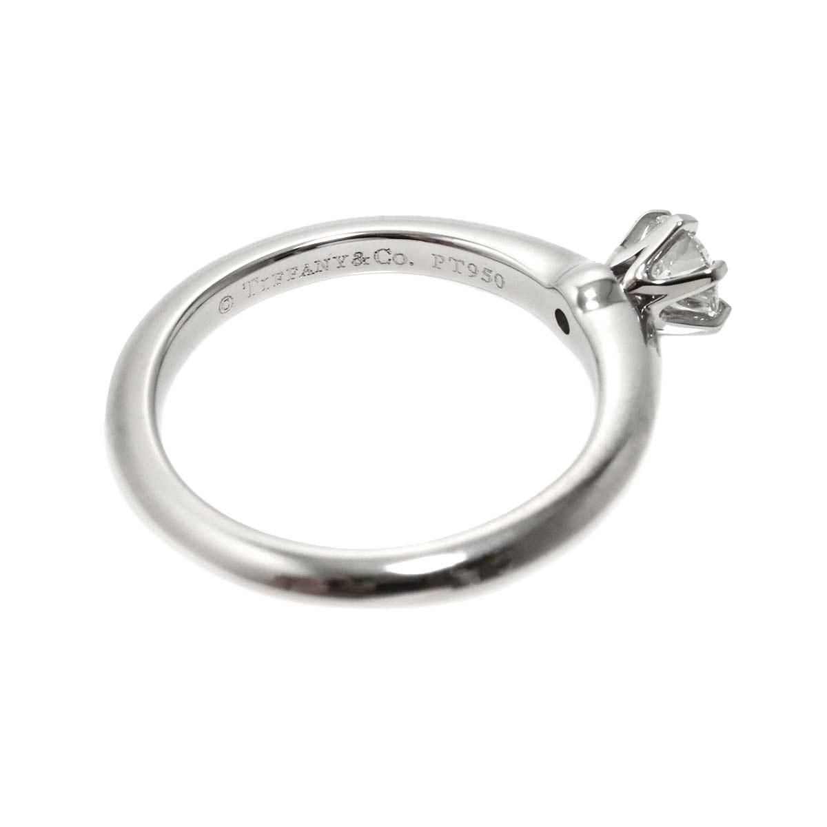 Diamond 0.26ct Ring Pt 4.5(US)
