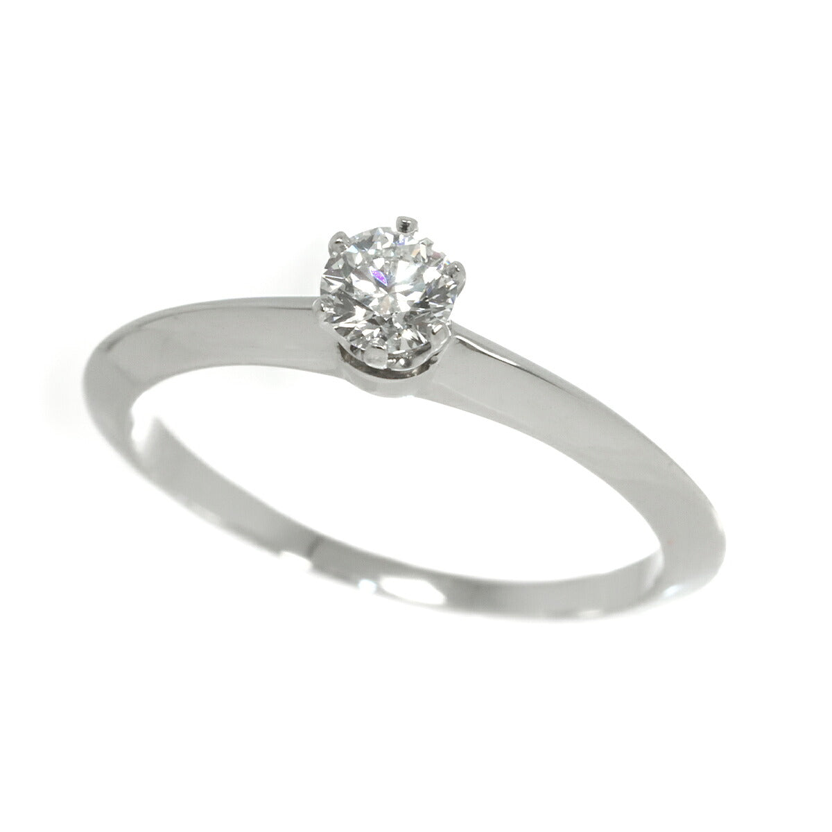 Diamond 0.21ct F/VS1 Ring Pt 5-5.25(US)