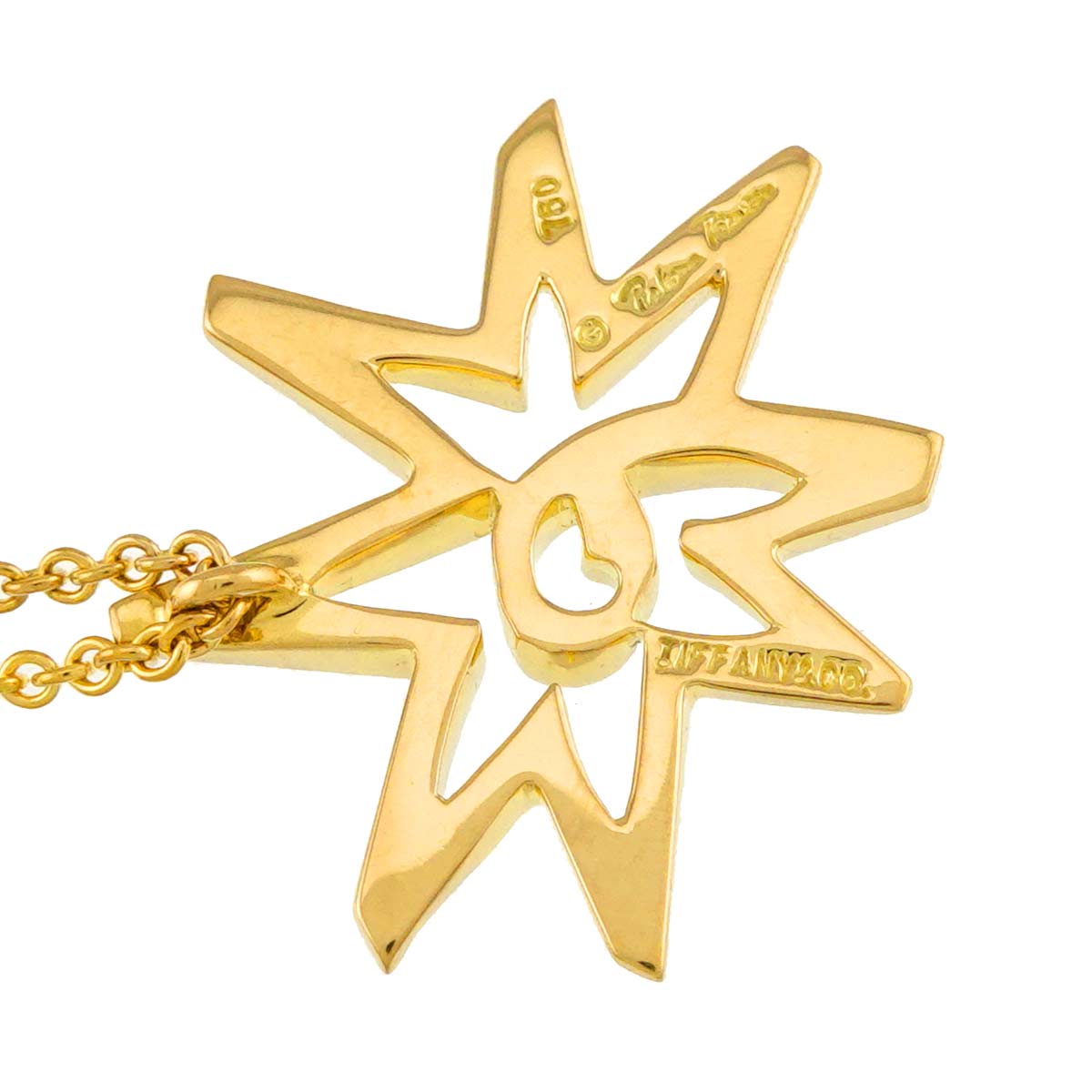 Paloma Picasso Volume Star Necklace 18K Yellow Gold 750