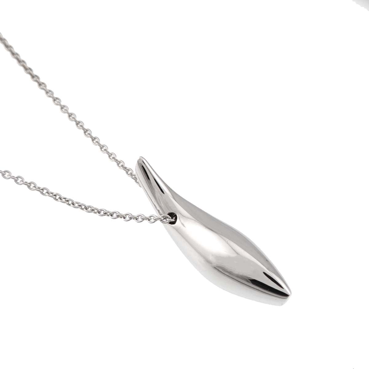 Frank Gehry Fish Necklace 18K White Gold 750