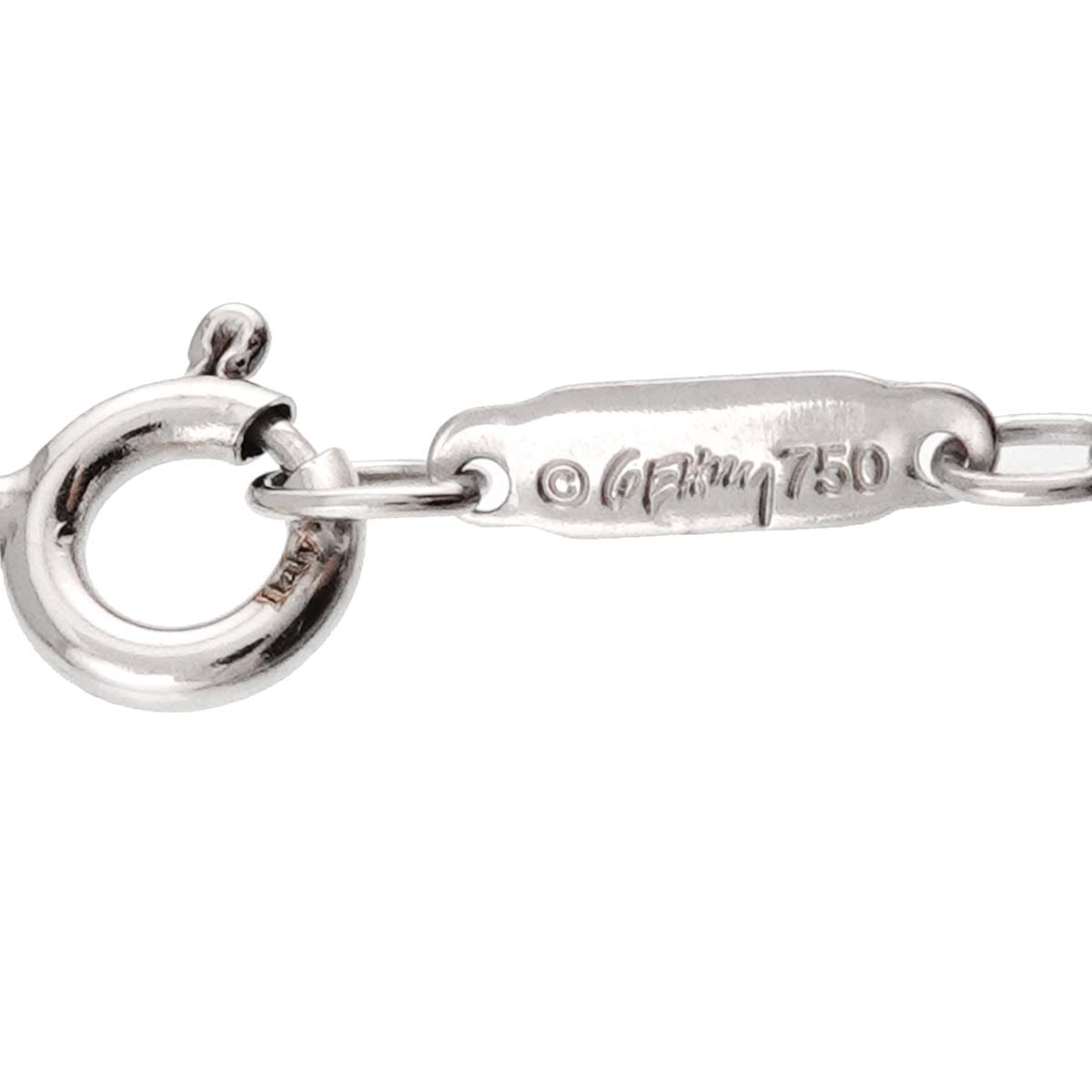 Frank Gehry Fish Necklace 18K White Gold 750
