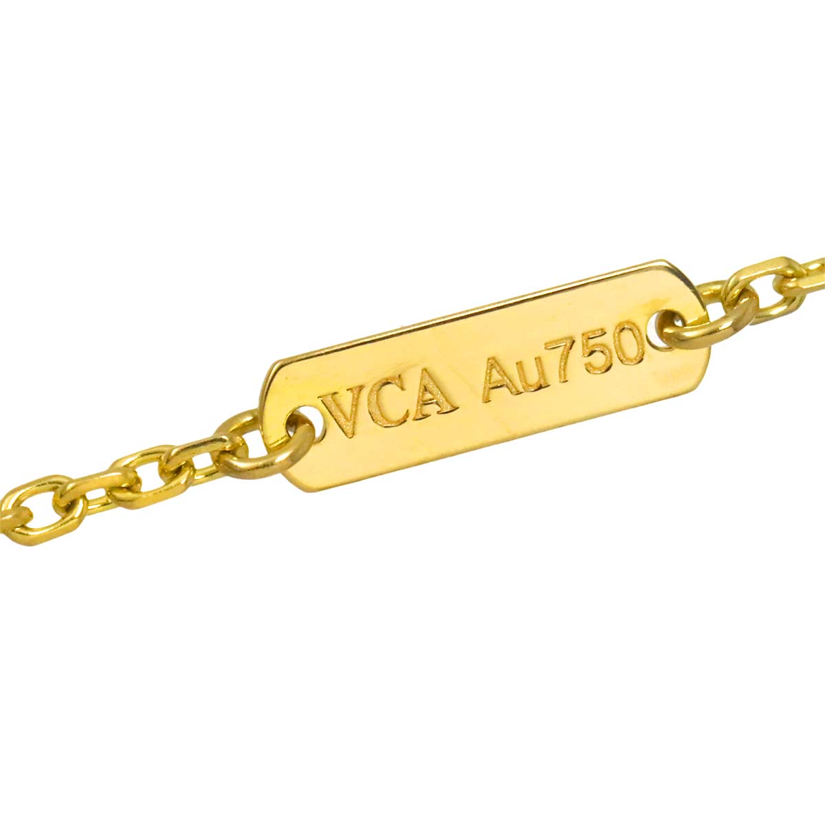 Vintage Alhambra MOP Necklace 18K YG 750