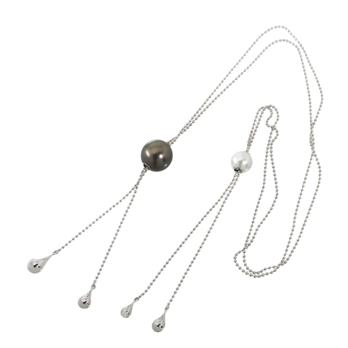 South Sea pearl Akoya Pearl Necklace 18K White Gold 750