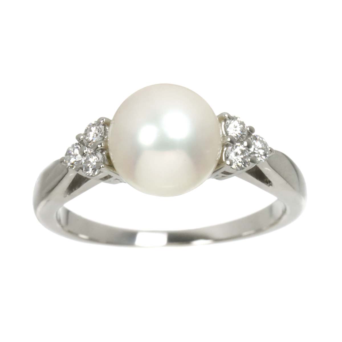 Akoya Pearl 8.0mm Ring Platinum size5.75-6(US)