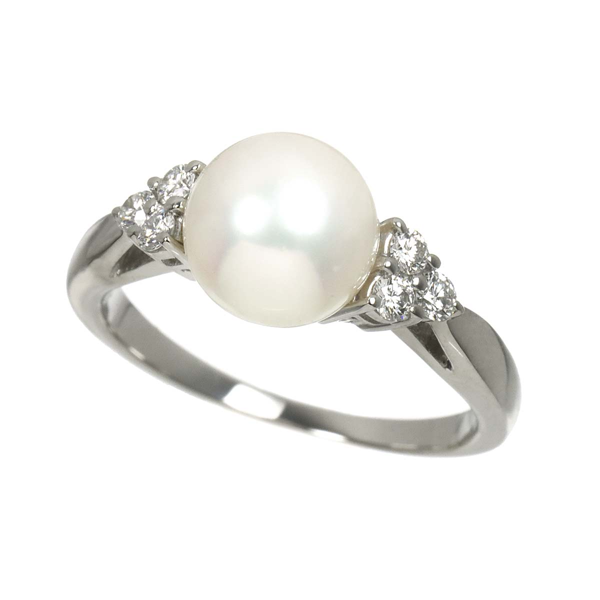 Akoya Pearl 8.0mm Ring Platinum size5.75-6(US)