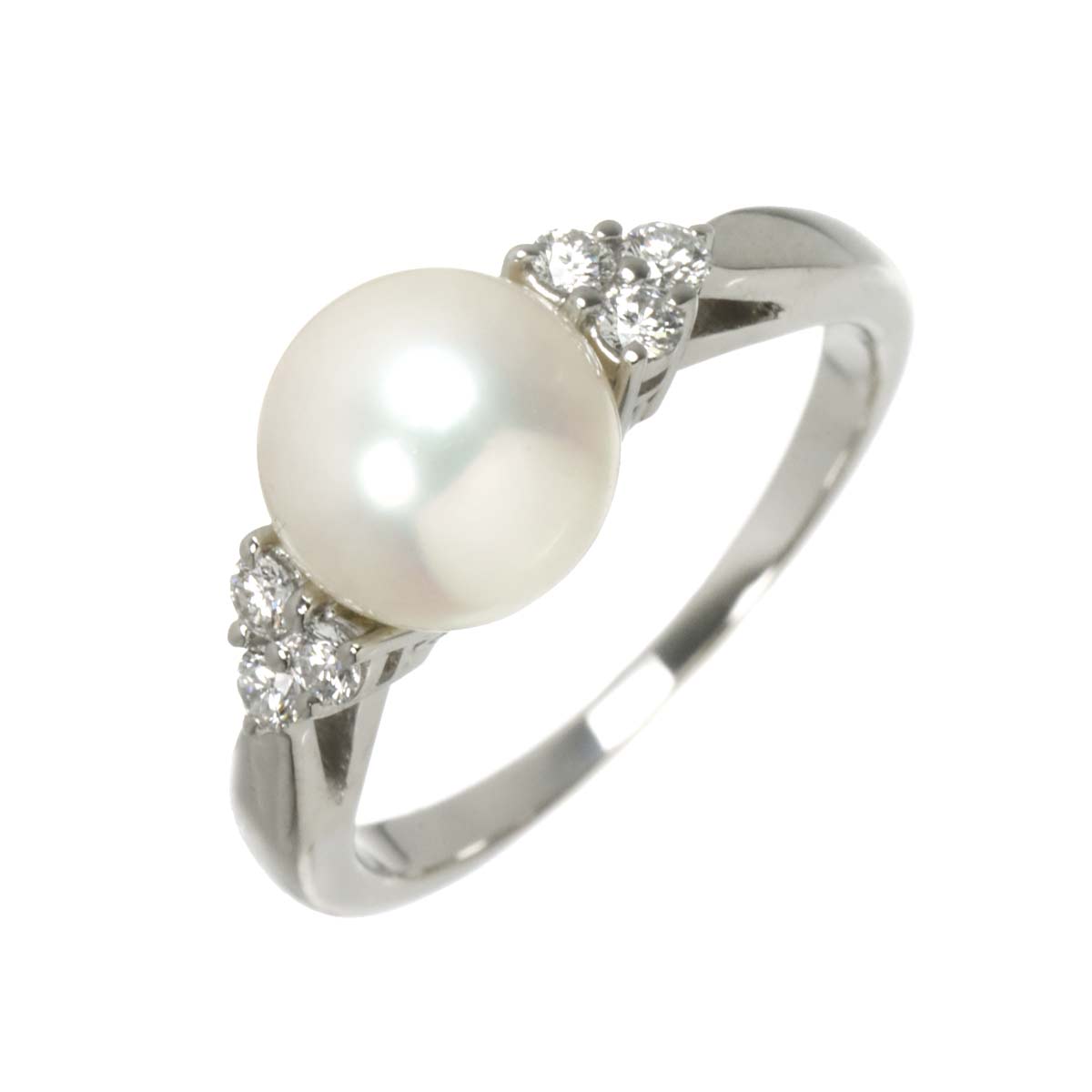 Akoya Pearl 8.0mm Ring Platinum size5.75-6(US)