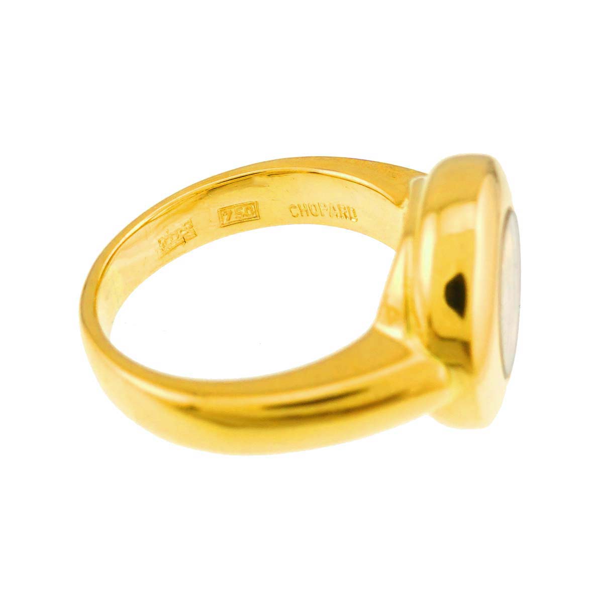 Happy Diamond Diamond Ring 18K YG 750 Size5.25(US)