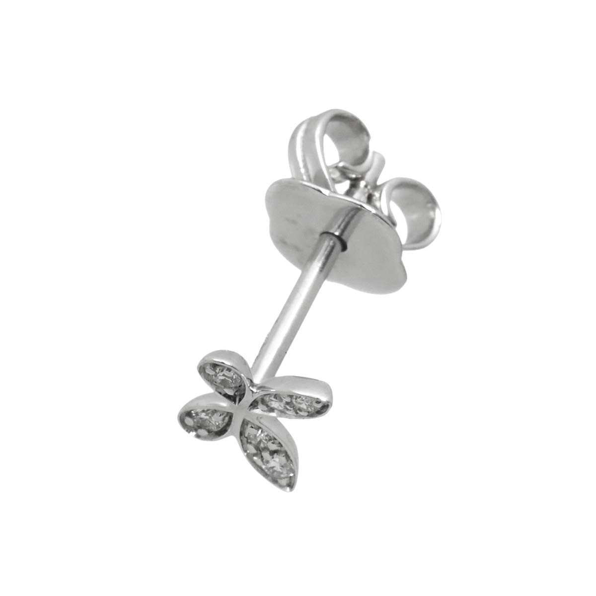 Butterfly Diamond Earring 18K WG 750 One Piece only