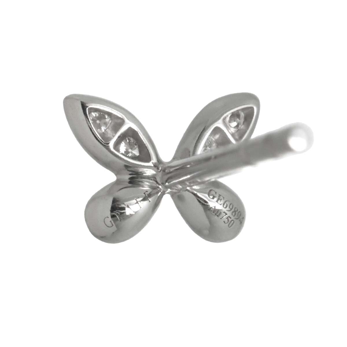 Butterfly Diamond Earring 18K WG 750 One Piece only