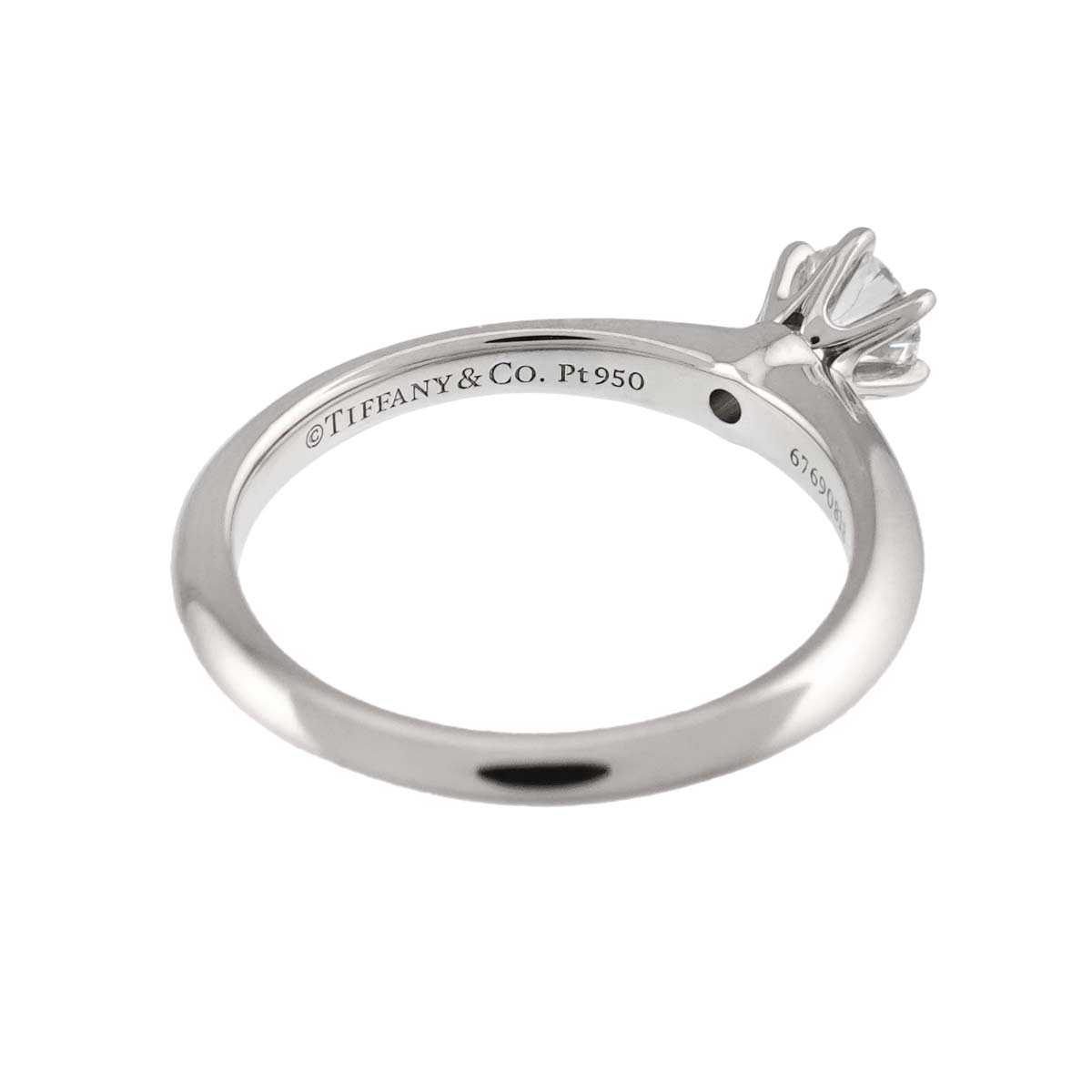 Diamond 0.23ct G/VS1/3EX Ring Pt Size3.25-3.75(US)