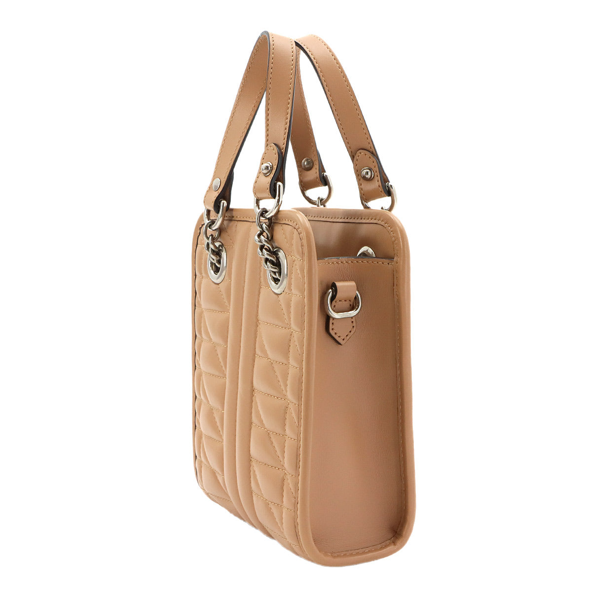 GG Marmont Quilting Mini Hand Shoulder Bag Beige 696123