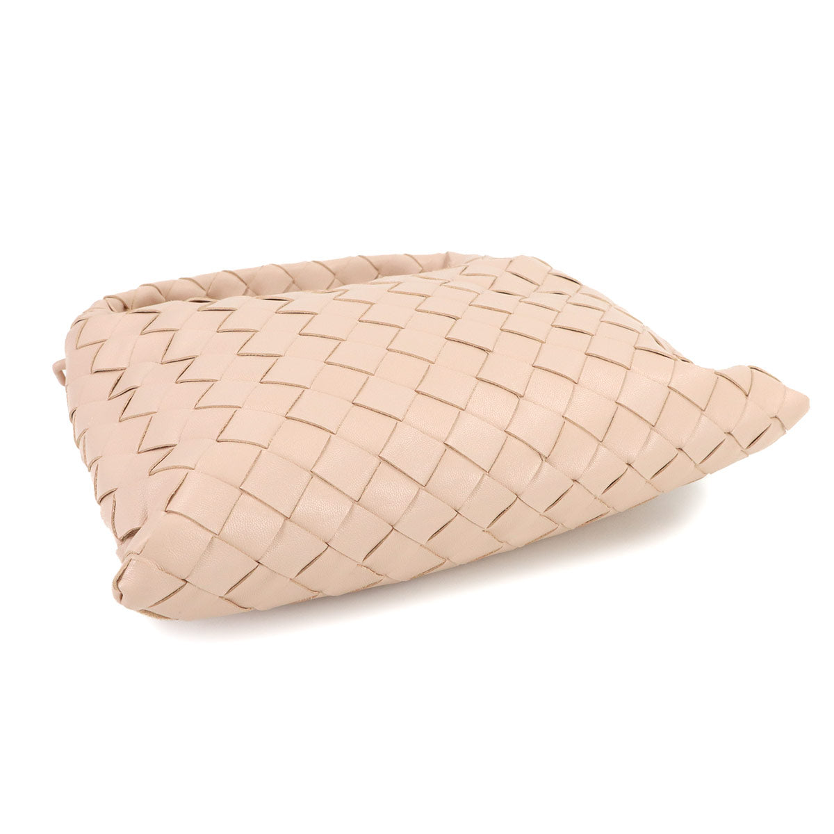 Intrecciato Mini Hop Hand Shoulder Bag Leather Pink