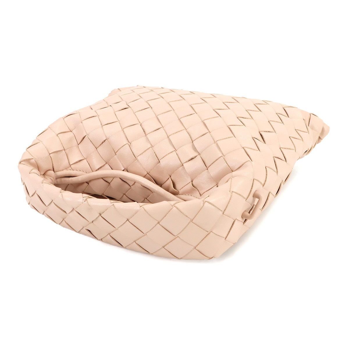 Intrecciato Mini Hop Hand Shoulder Bag Leather Pink