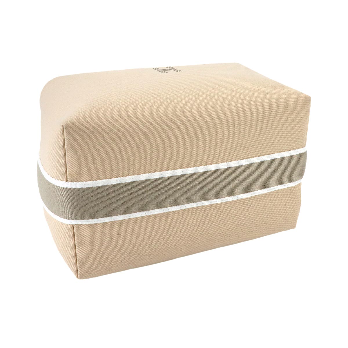 Bride a Brac GM Hand Bag Toile H Naturel Pouch