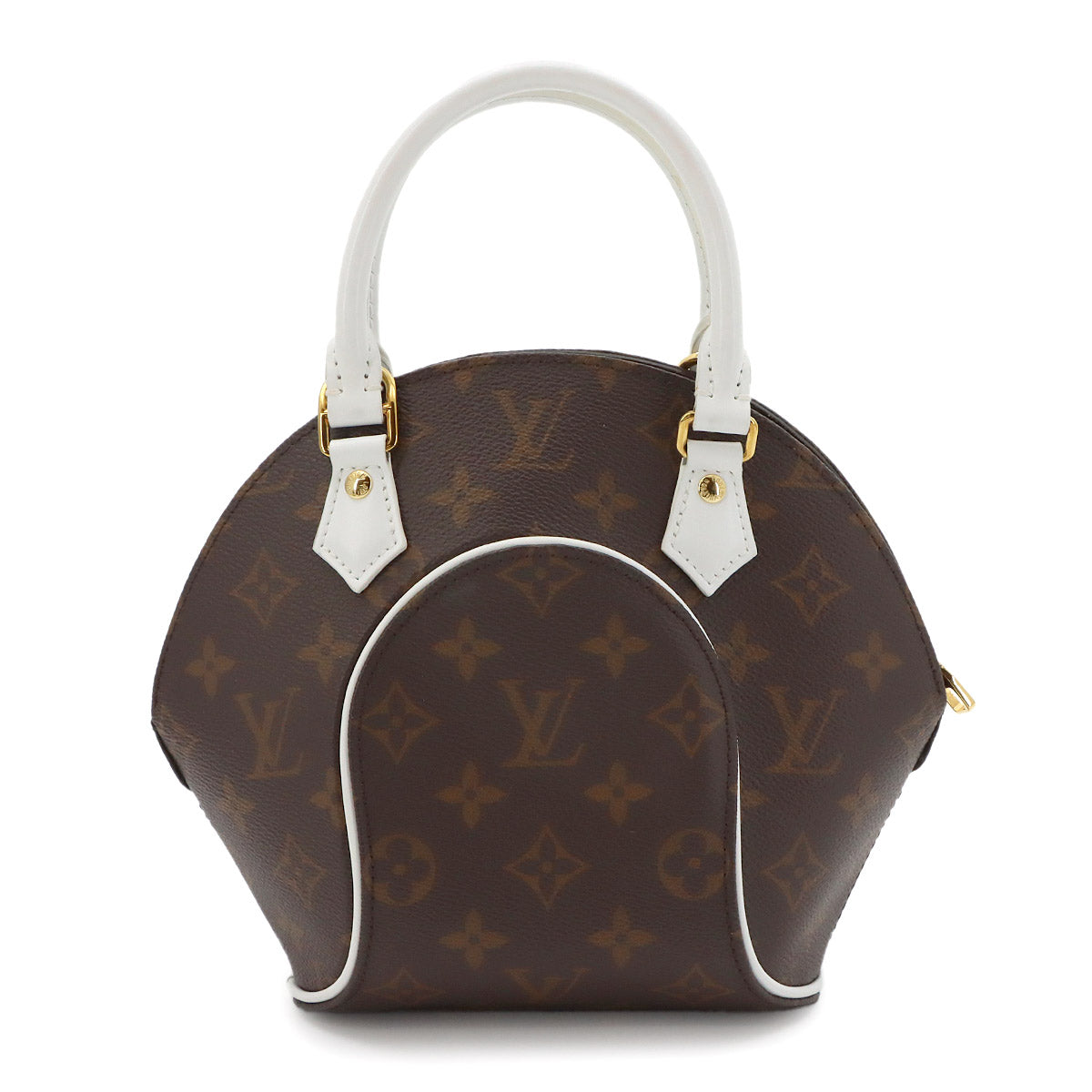 Monogram Ellipse BB Hand Shoulder Bag Brown White M20752