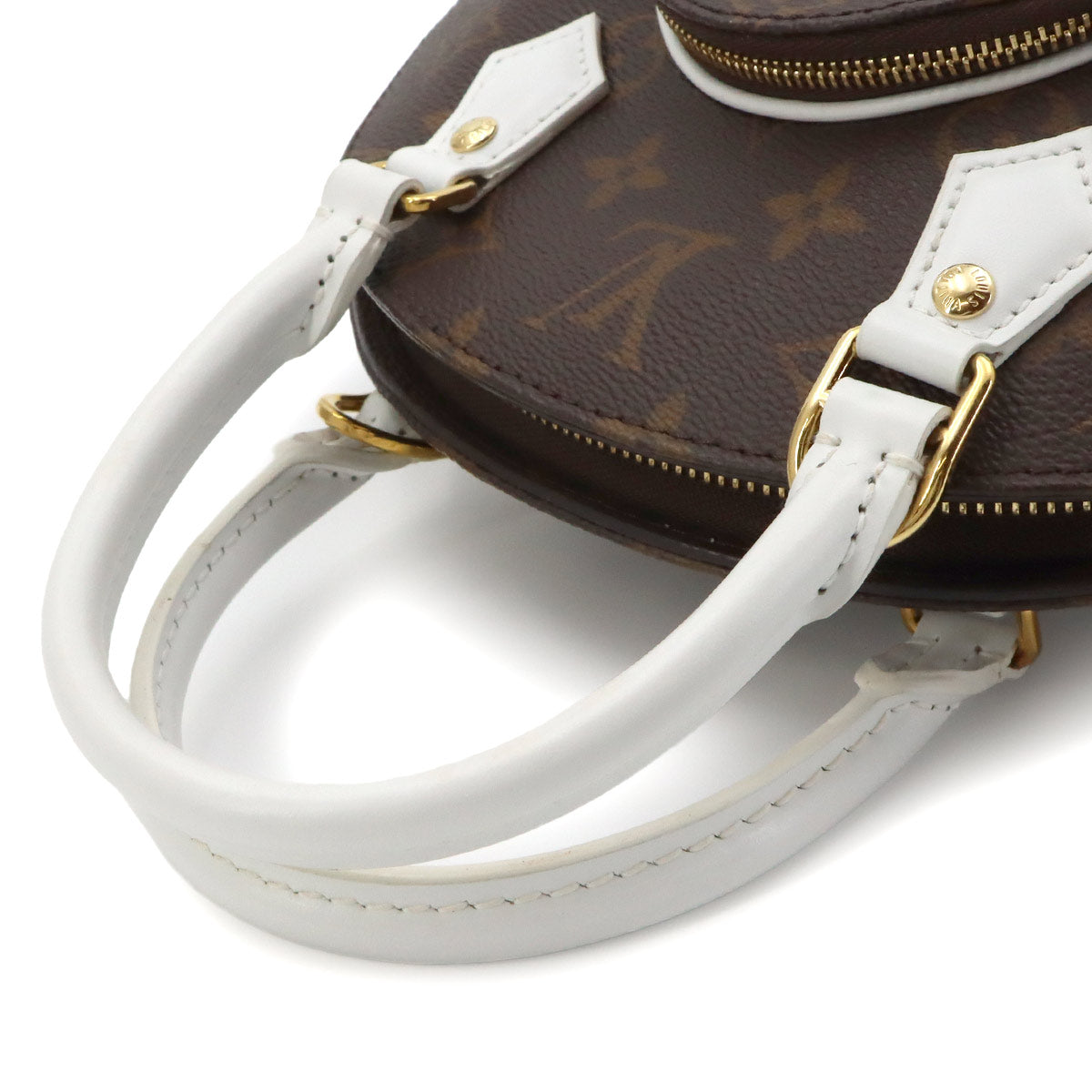 Monogram Ellipse BB Hand Shoulder Bag Brown White M20752