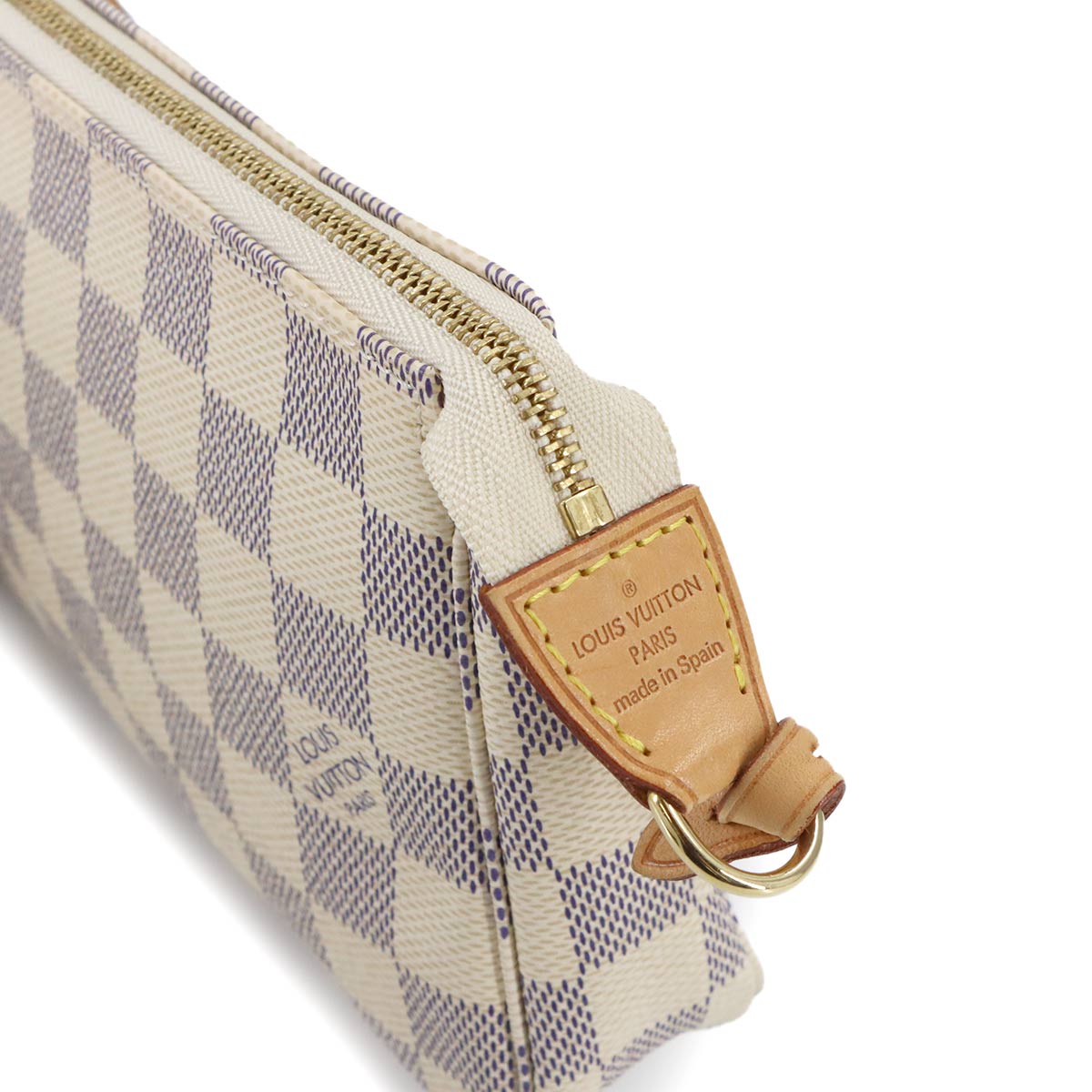 Damier Azur Pochette Accessoires Pouch N41207 Purse