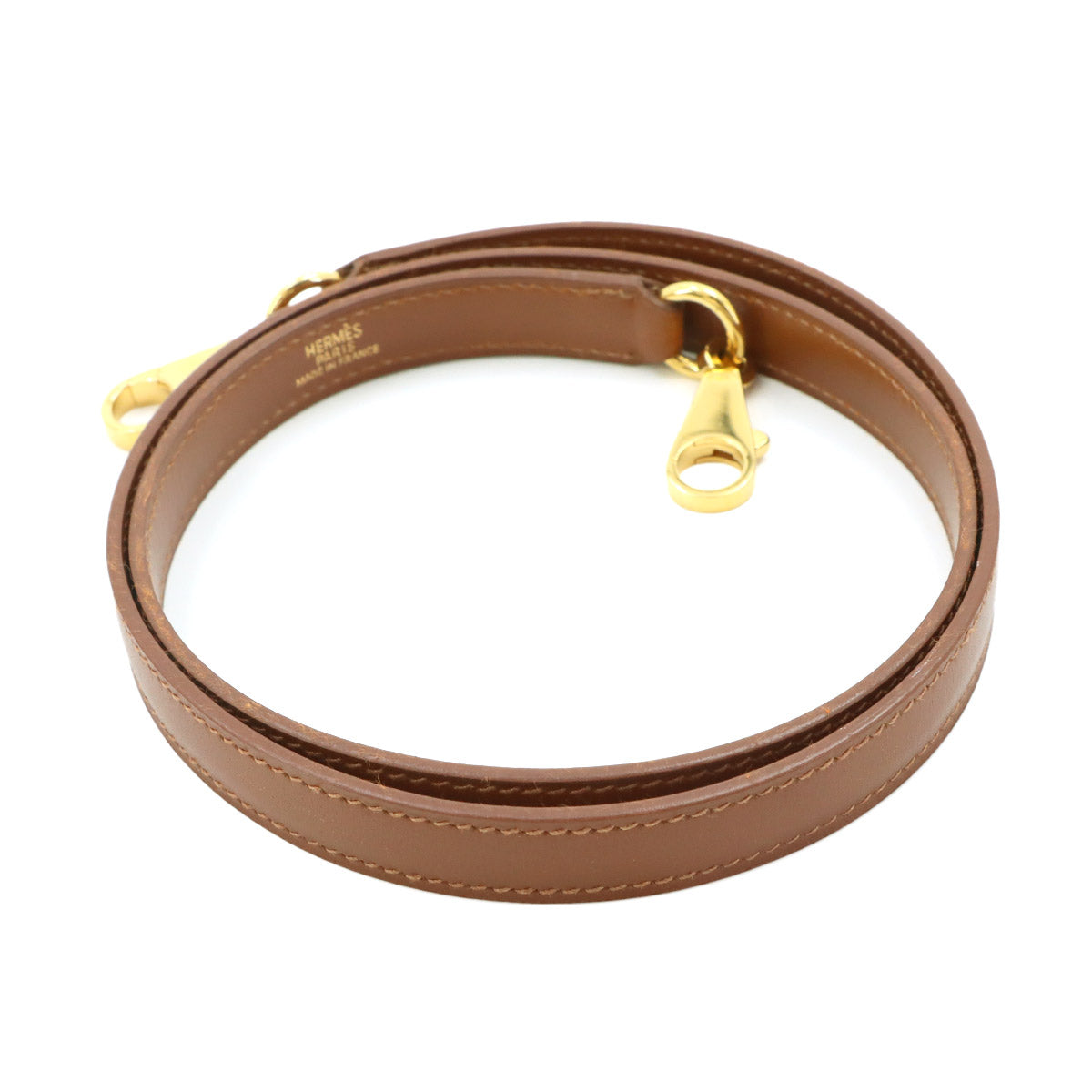 Shoulder Strap Box Calf Brown Accessory