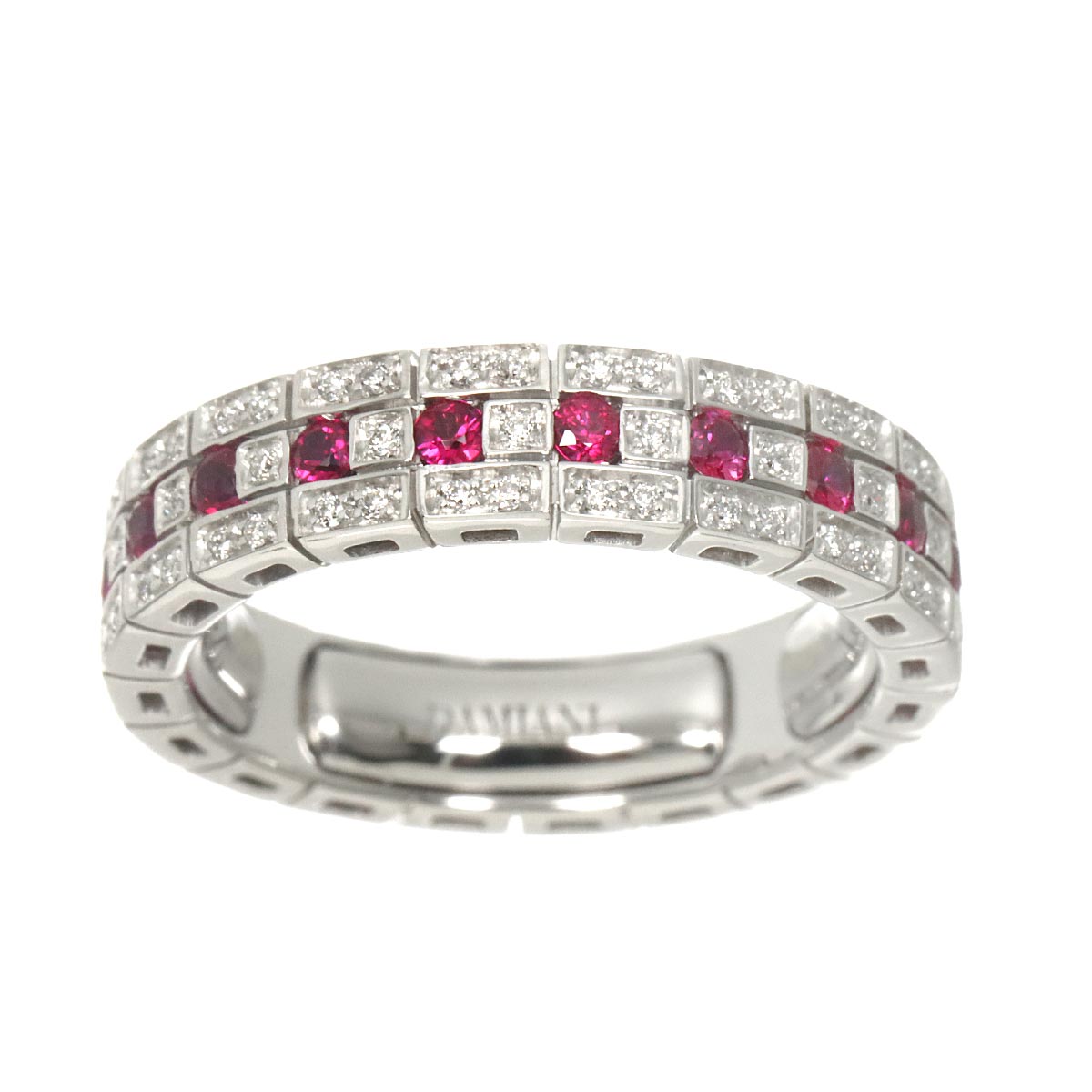 Belle Epoque Diamond Ring 18K WG 750 Size6-6.25(US)