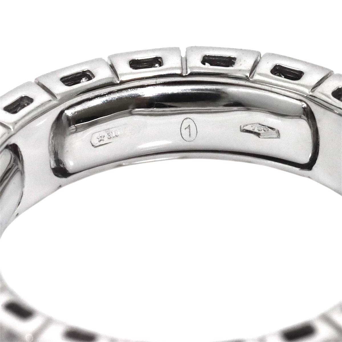 Belle Epoque Diamond Ring 18K WG 750 Size6-6.25(US)