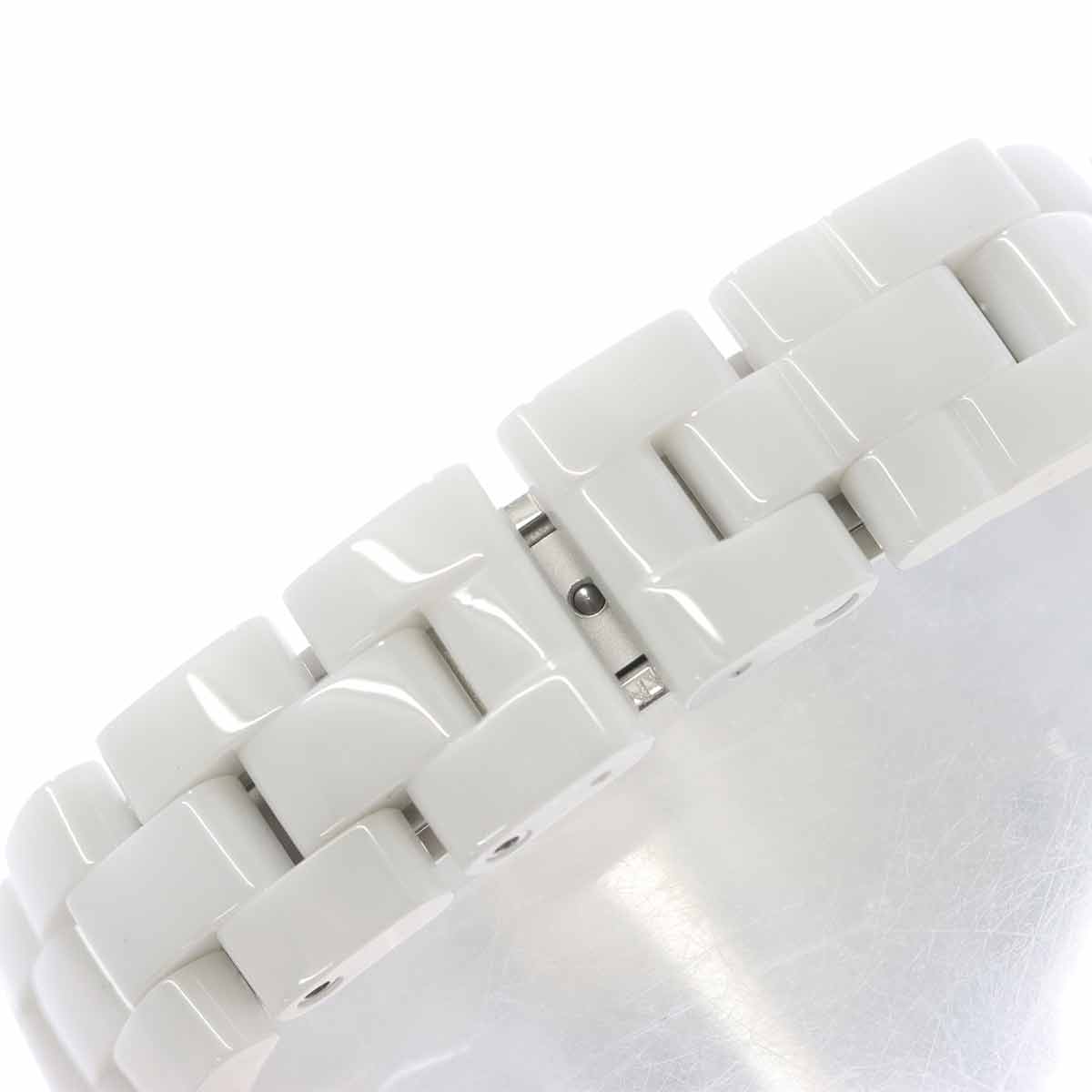 J12 H3243 Pink Sapphire Bezel 8P Diamond White Shell Dial