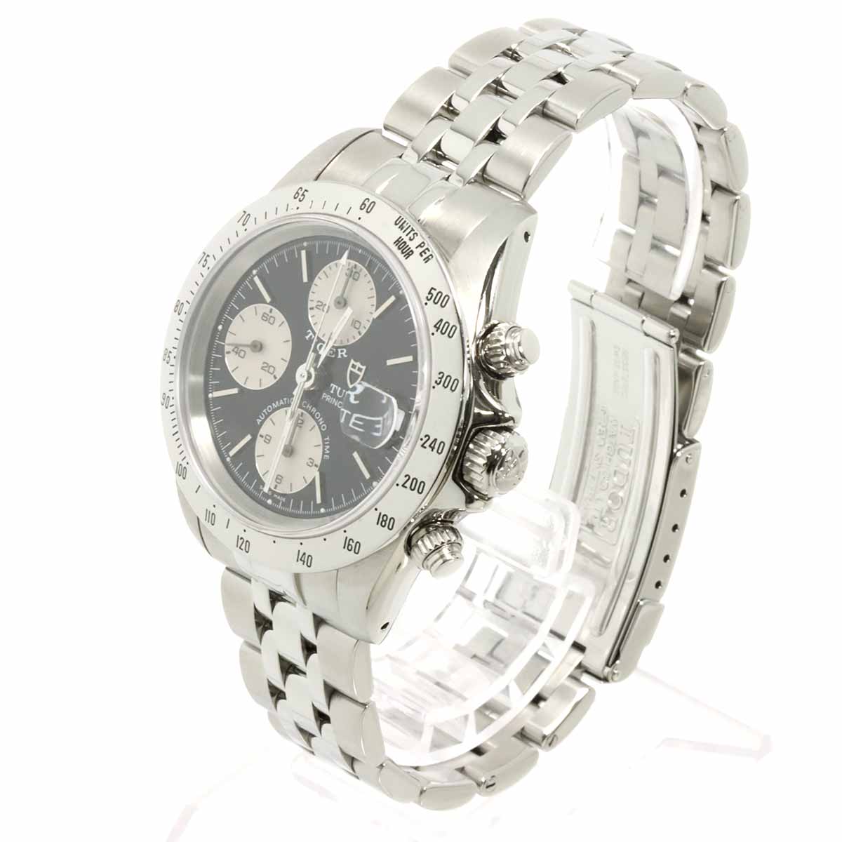 Chrono Time Prince Date 79280 Date Automatic Black Dial Mens