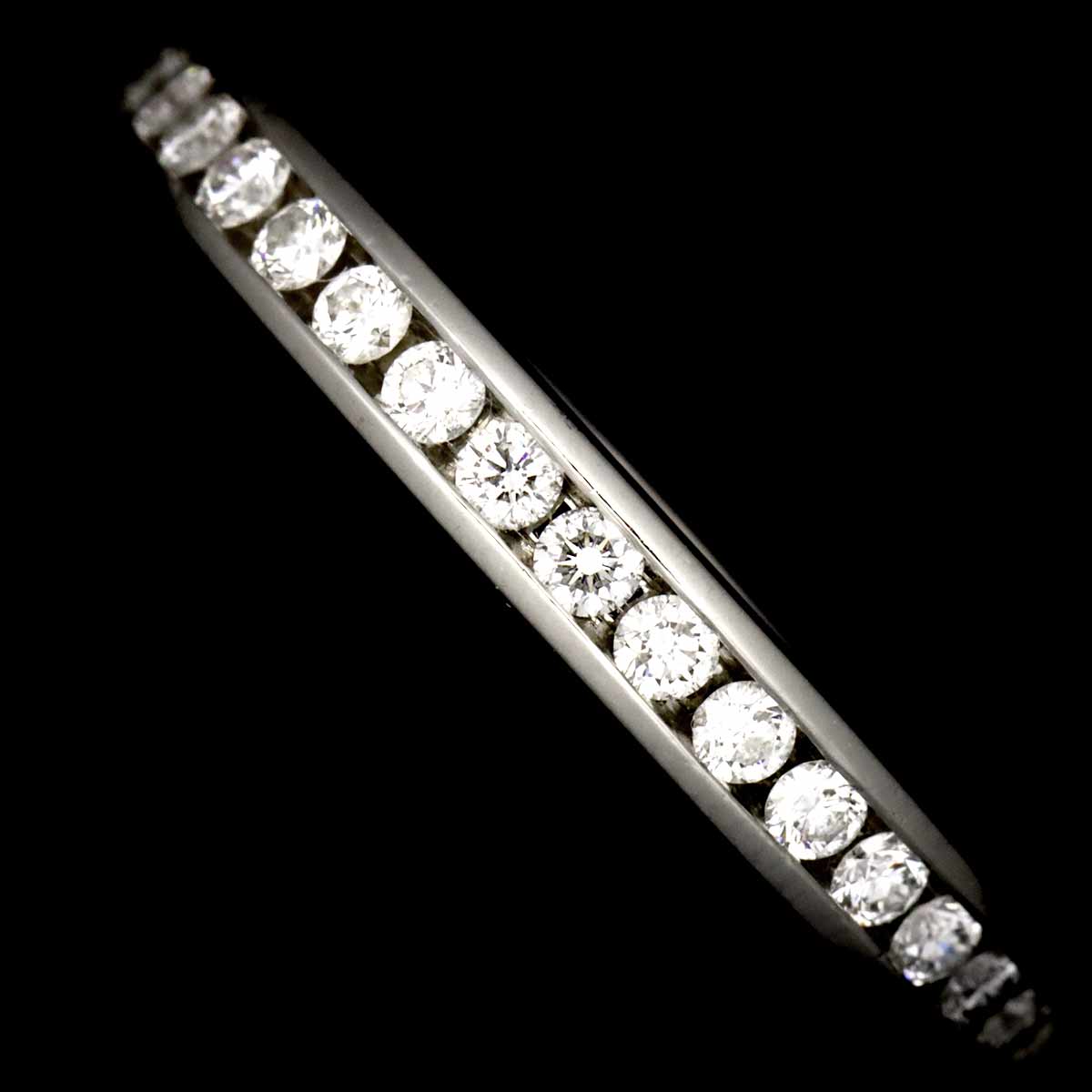 Full Etanity band Ring Diamond Platinum Size3.75-4(US)