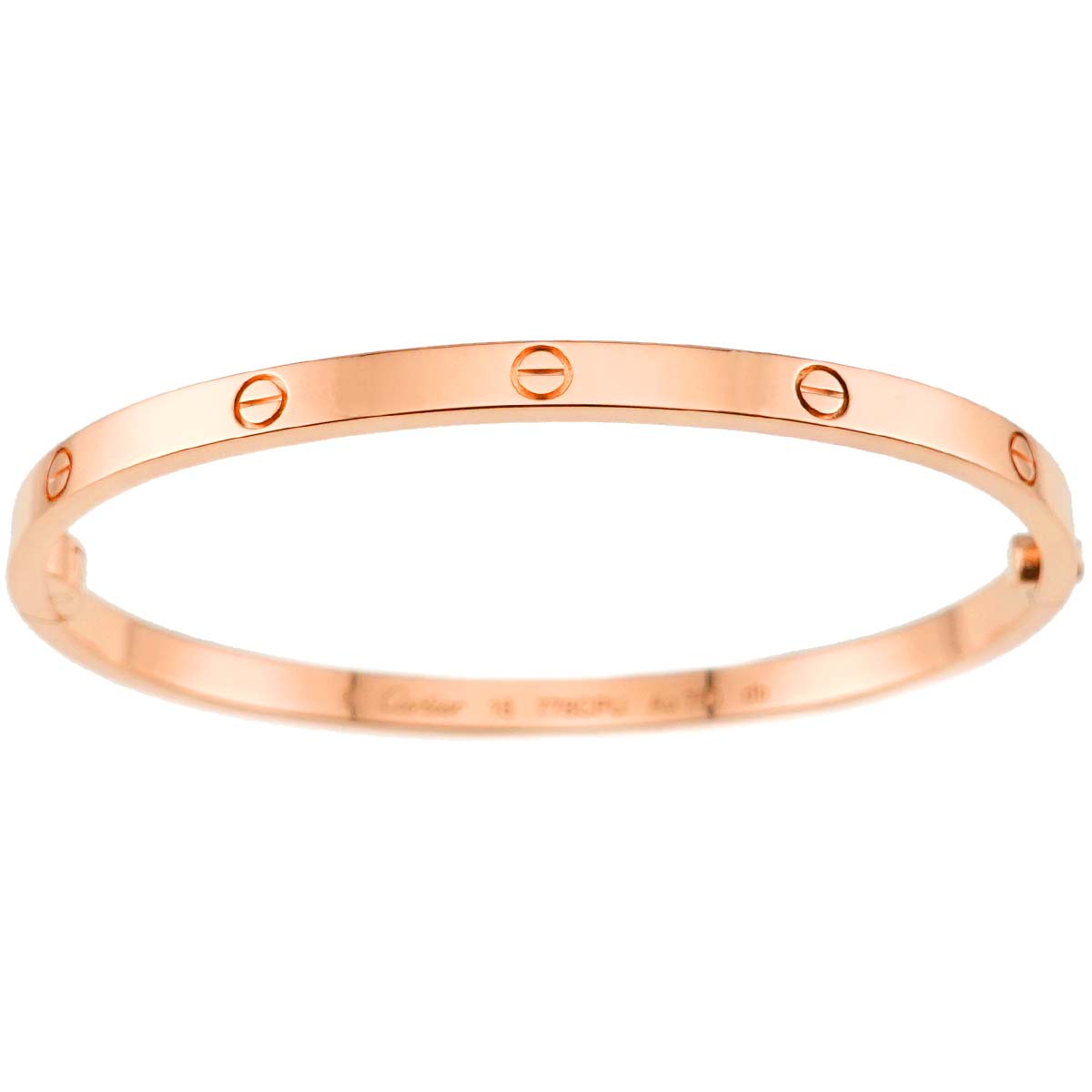 Love Bracelet SM Bangle 18K Pink Gold 750 Size16