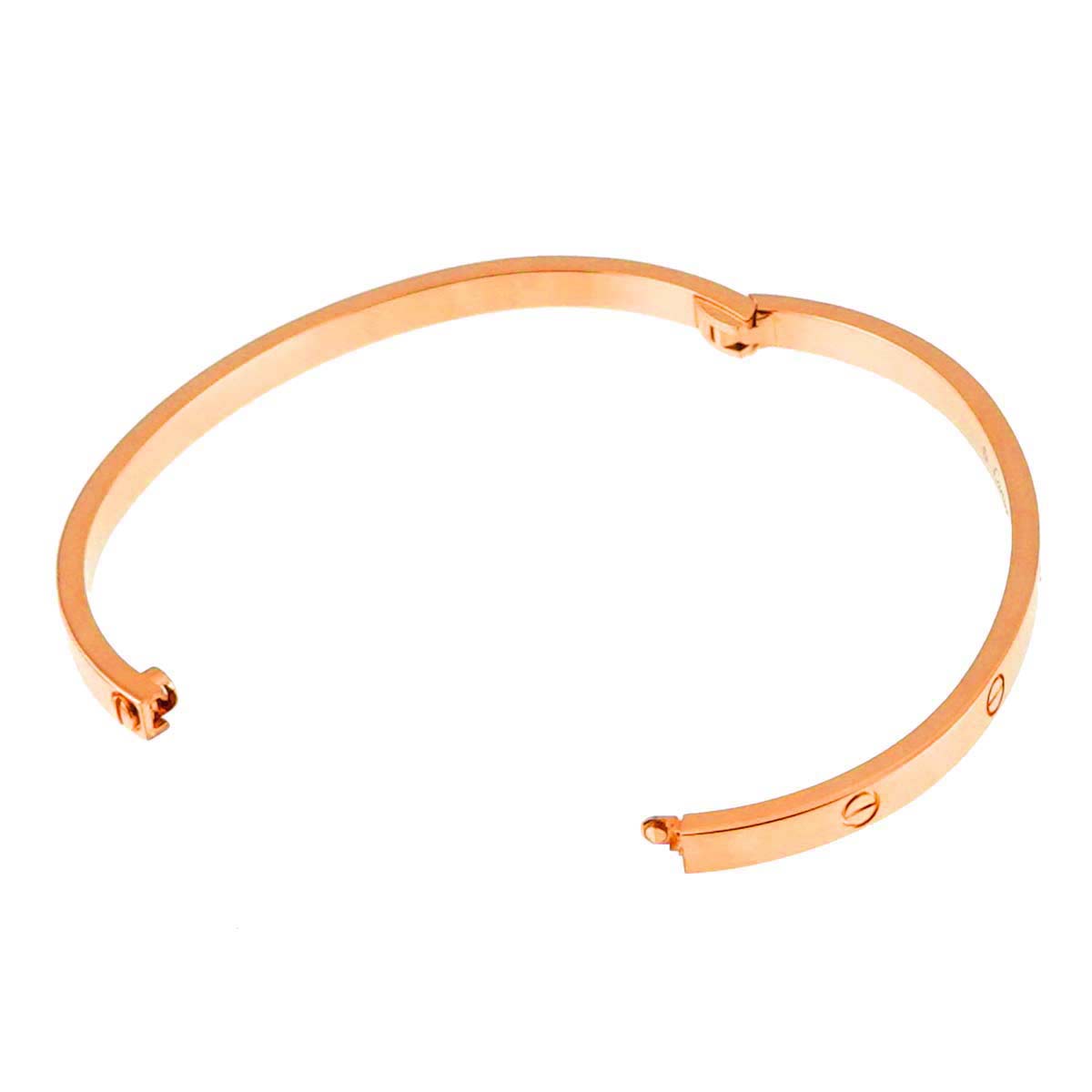 Love Bracelet SM Bangle 18K Pink Gold 750 Size16