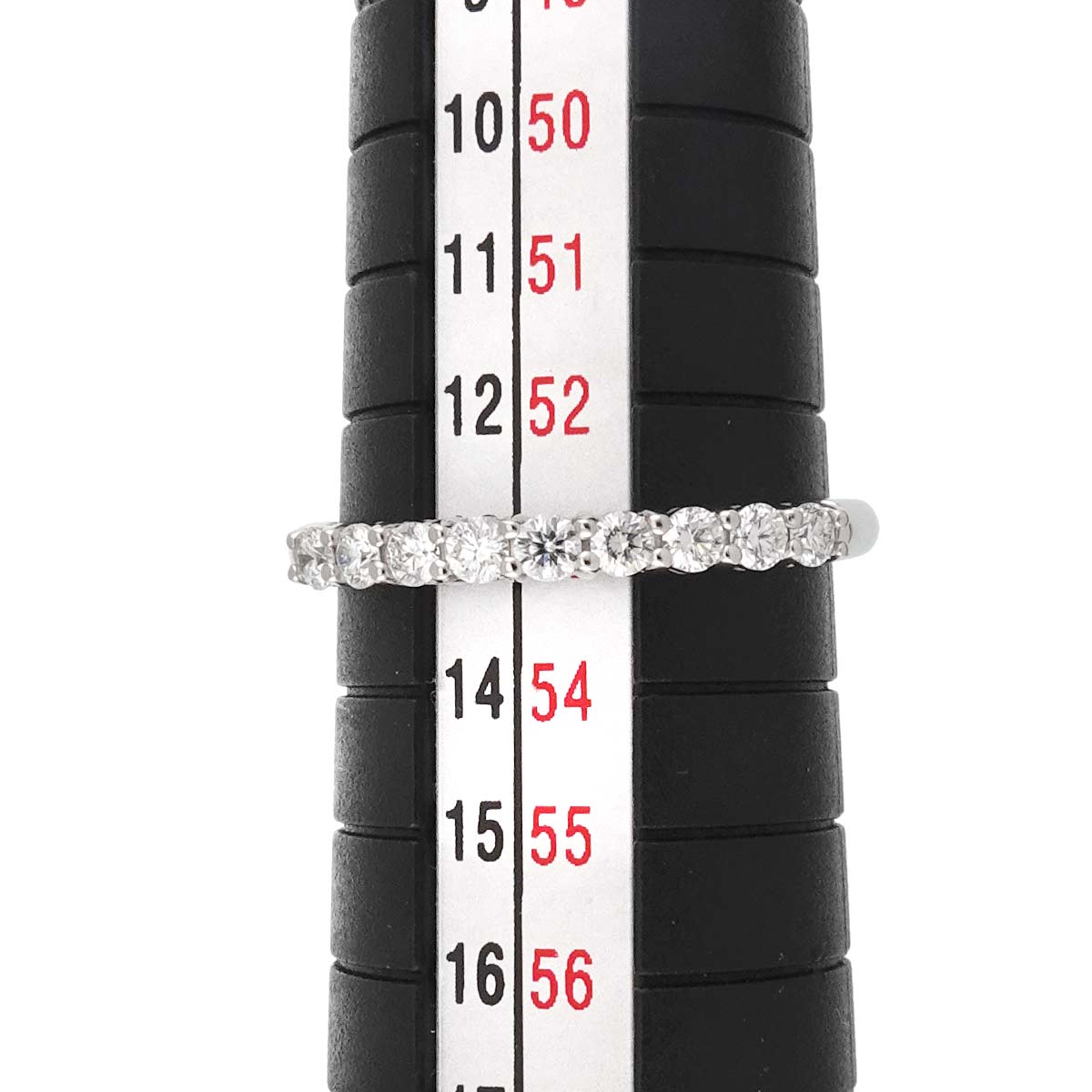 Forever Half Diamond Ring Platinum size6.25-6.5(US)