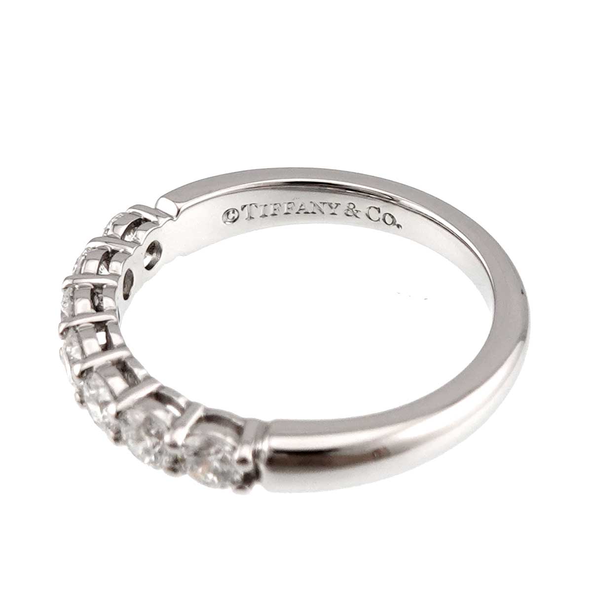 Half Diamond Ring Platinum size5.5-5.75(US)