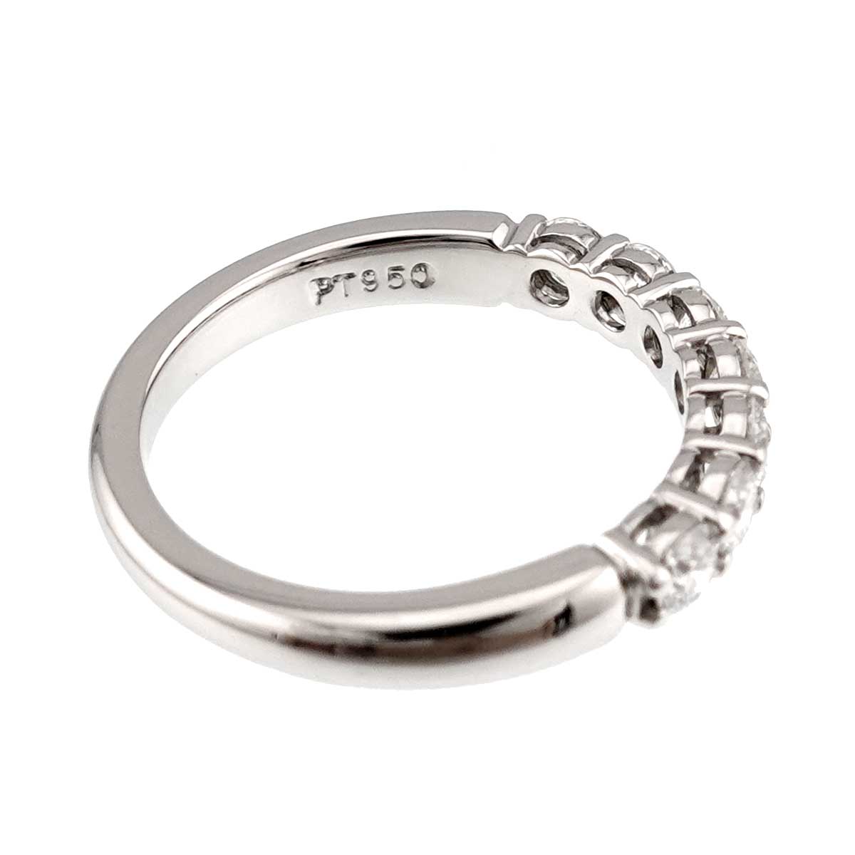 Half Diamond Ring Platinum size5.5-5.75(US)