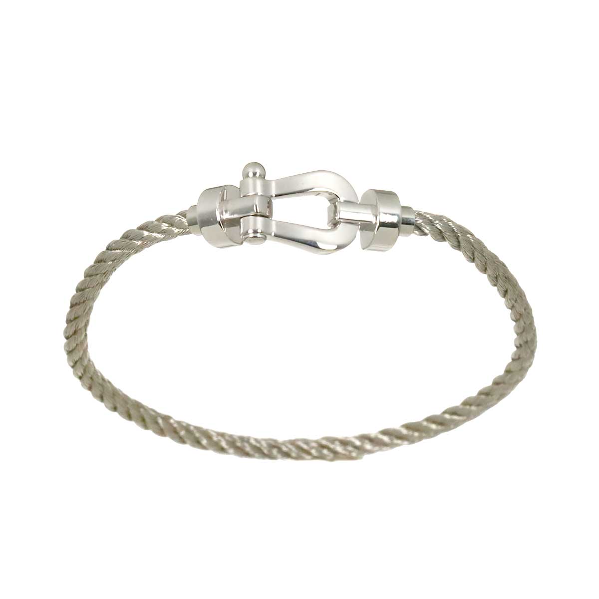 Force 10 MM Bracelet 18K WG 750 Steel size15