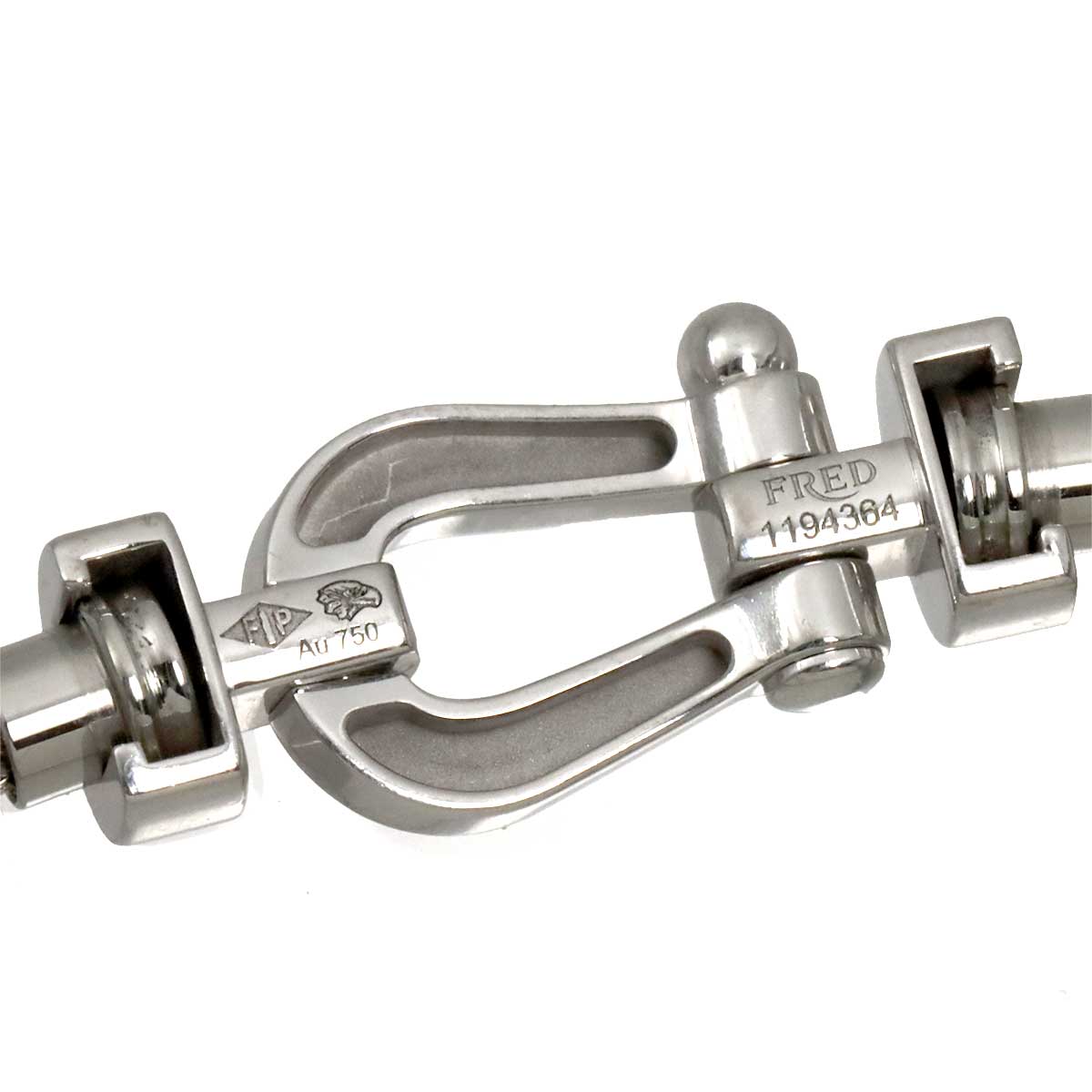 Force 10 MM Bracelet 18K WG 750 Steel size15