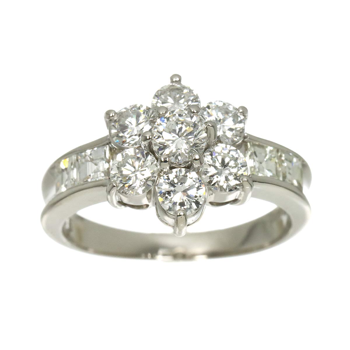 Diamond 1.55ct Ring Pt Platinum size5.25(US)