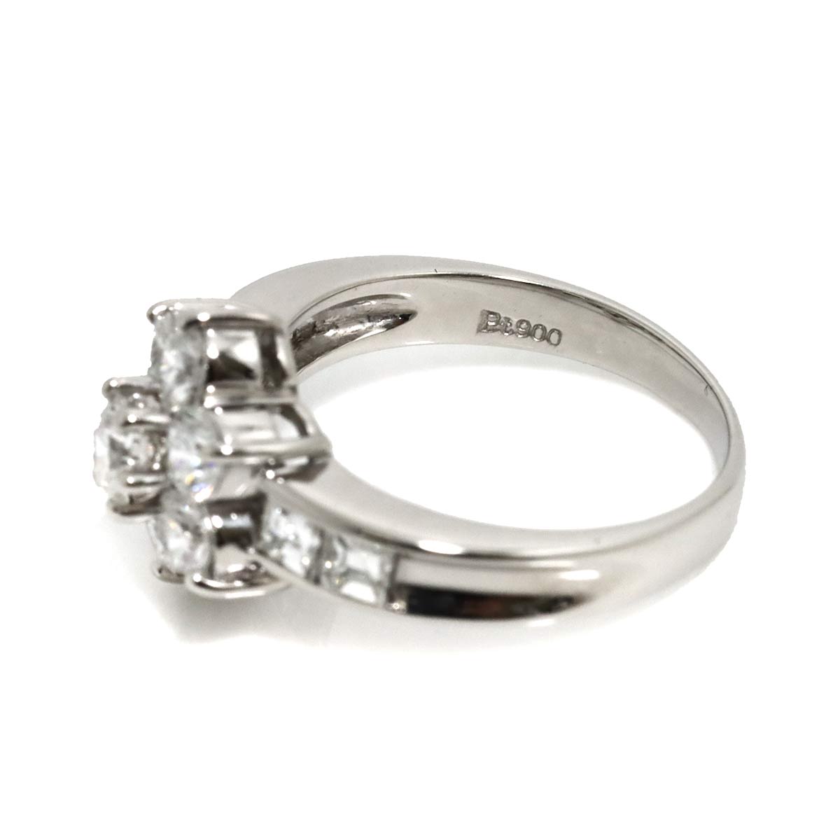 Diamond 1.55ct Ring Pt Platinum size5.25(US)