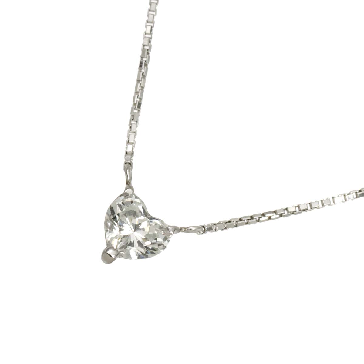 Diamond 0.39ct Necklace Pt Platinum