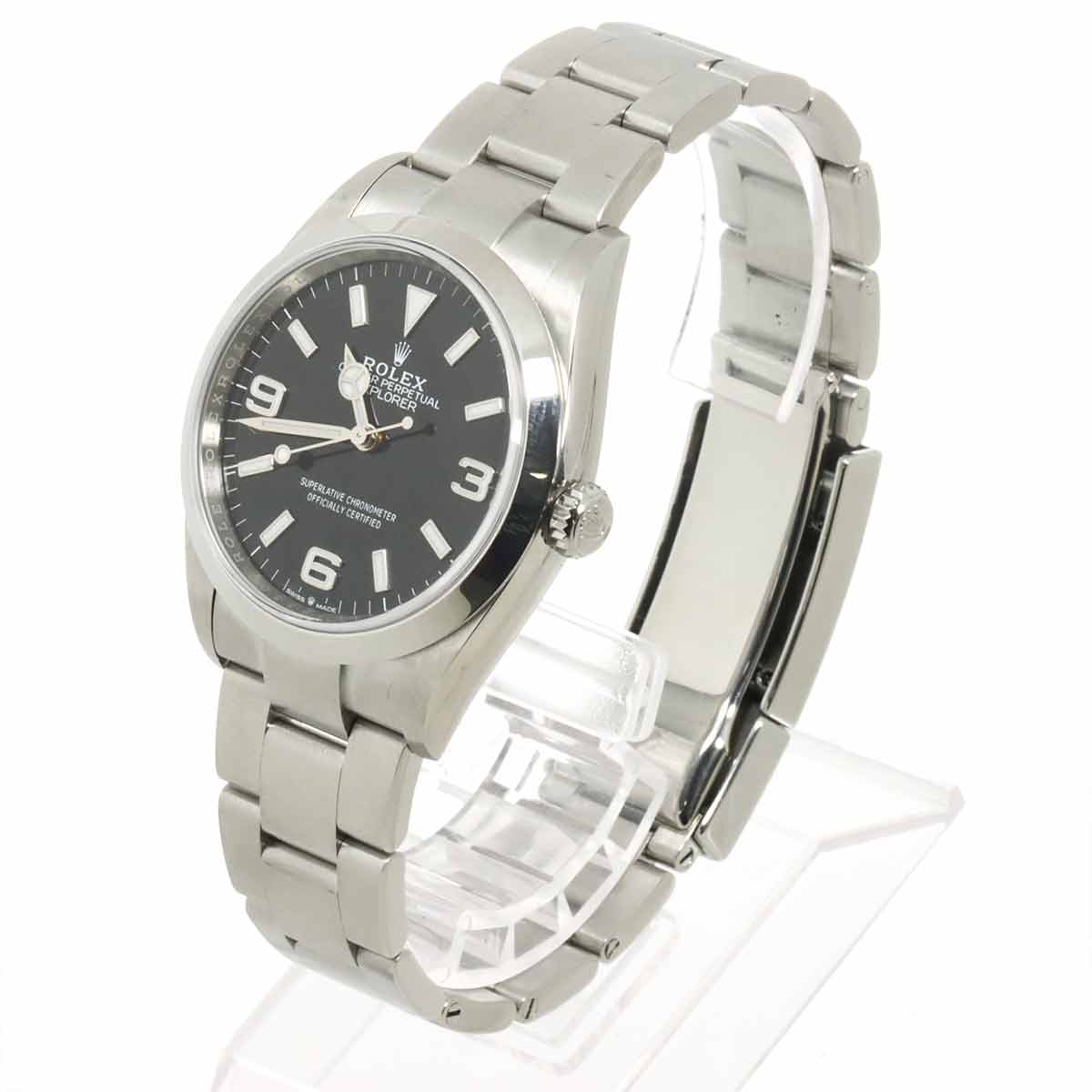 Explorer 1 124270 Serial Random Automatic Black Dial Mens Watch