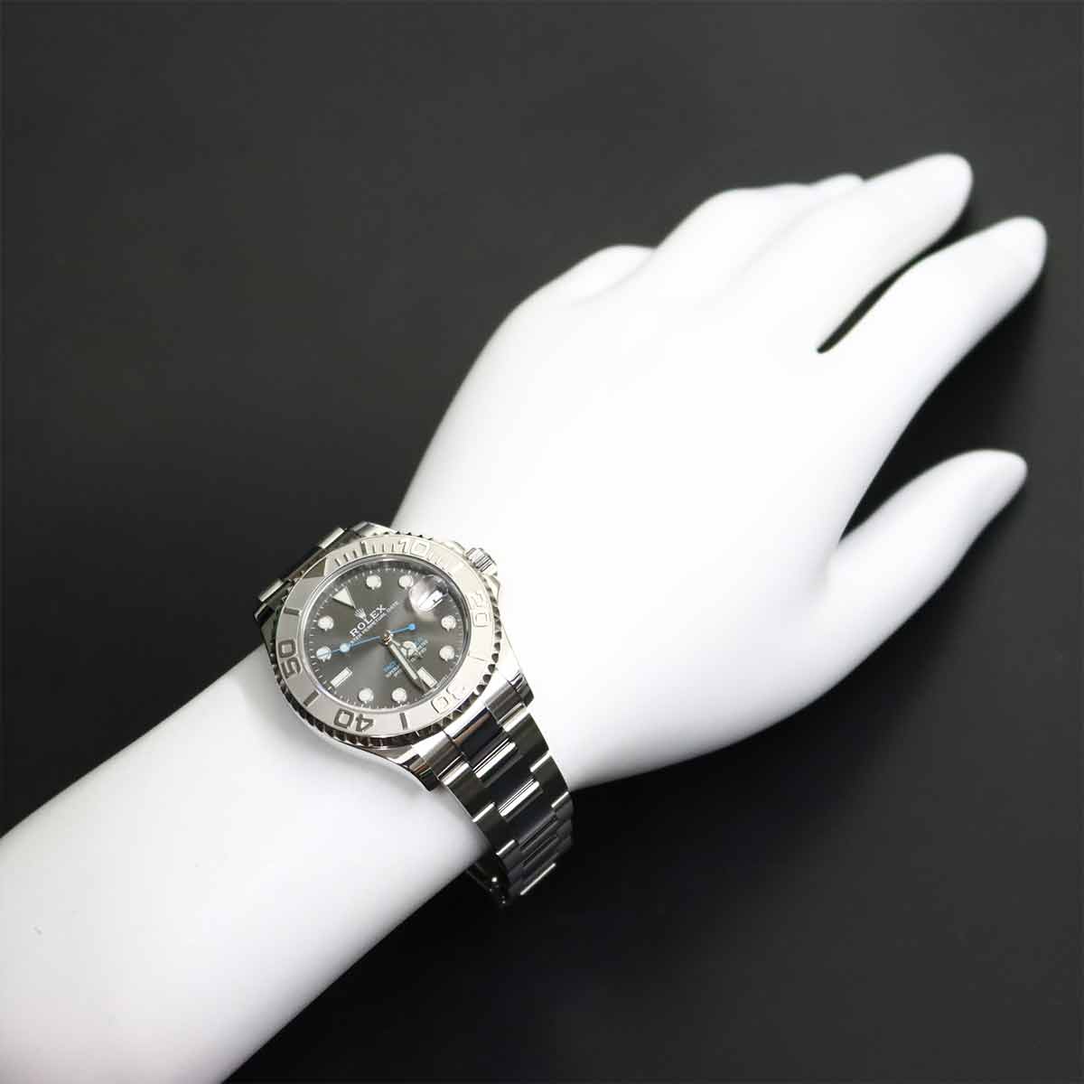 Yacht-Master Rolesium 268622 Serial Random Platinum Bezel Boys