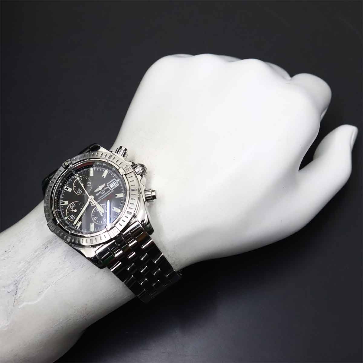 Chronomat Evolution A13356 Chronograph Gray Dial Mens Watch
