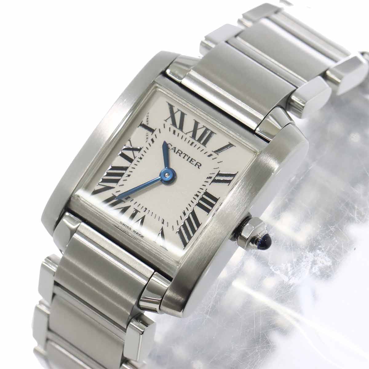 Tank Francaise SM W51008Q3 Quartz Cream Dial Ladies Watch