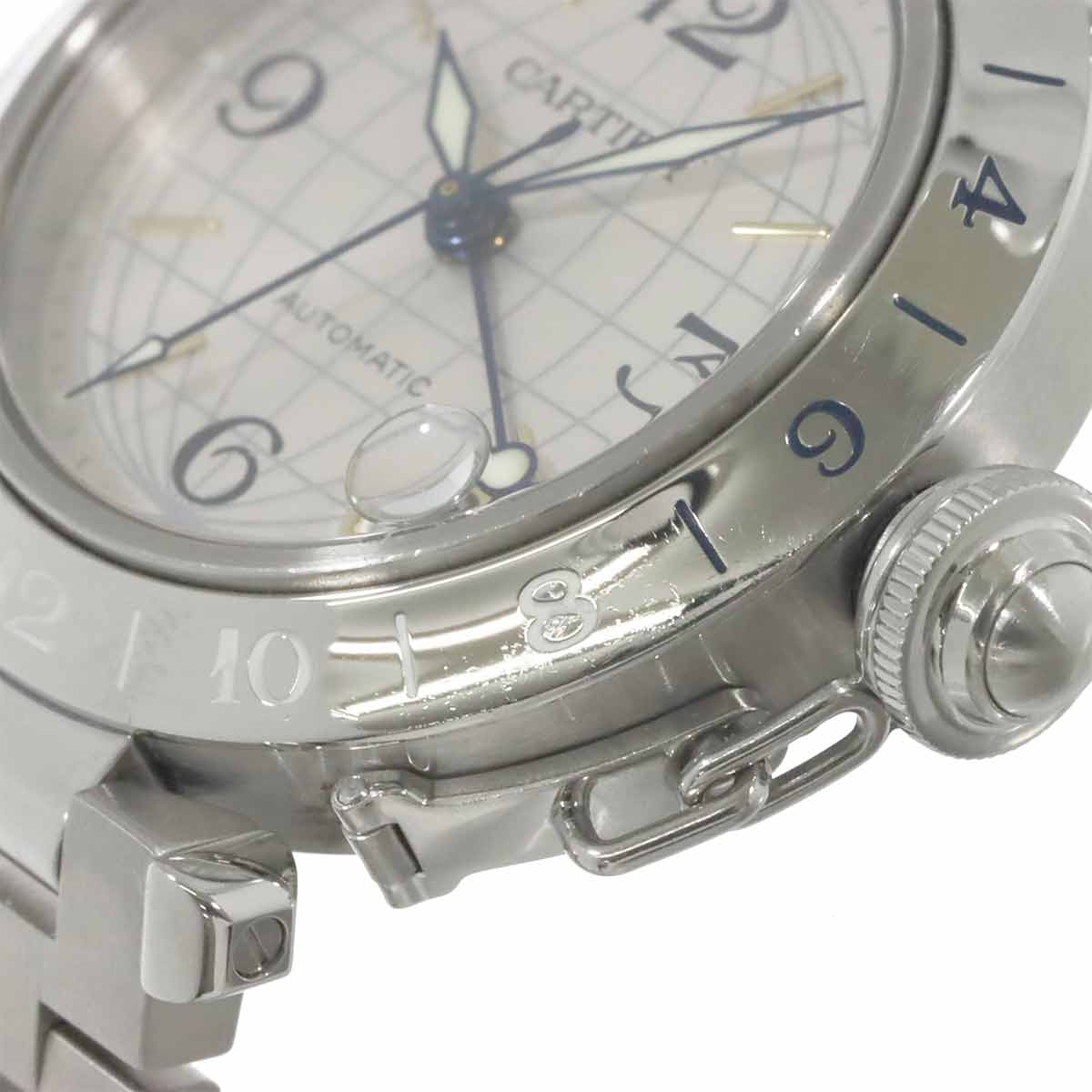 PashaC Meridian GMT W31029M7 Automatic Silver Dial Boys