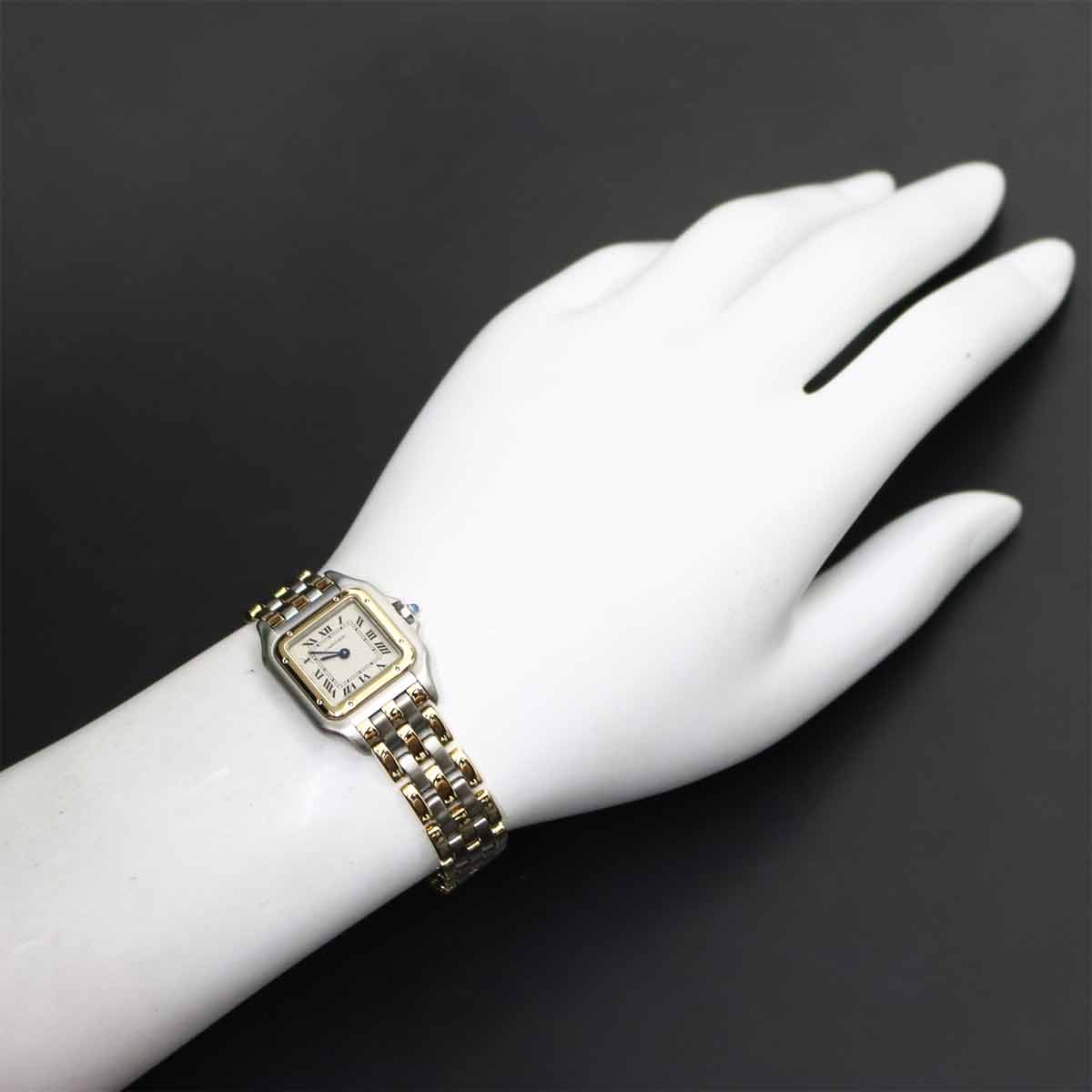 Panthere three Row SM 84083244 Cream Dial K18YG Ladies Watch
